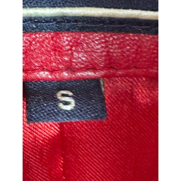 Saguaro Genuine Leather Womens Jacket Small Red Zip Front - Picture 3 of 10